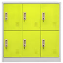 vidaXL 2 db világosszürke-zöld acél zárható szekrény 90 x 45 x 92,5 cm