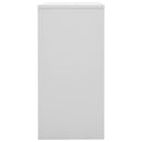 vidaXL 5 db világosszürke-piros acél zárható szekrény 90x45x92,5 cm