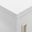 vidaXL 5 db világosszürke acél zárható szekrény 90 x 45 x 92,5 cm