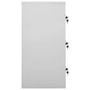 vidaXL 5 db világosszürke-kék acél zárható szekrény 90 x 45 x 92,5 cm