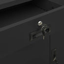 vidaXL antracitszürke acél irodai szekrény ültetőládával 90x40x125 cm