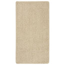 vidaXL krémszínű csúszásmentes bozontos szőnyeg 80 x 150 cm