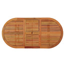 vidaXL tömör eukaliptuszfa kerti asztal 200 x 100 x 75 cm