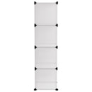 vidaXL átlátszó polipropilén tárolókocka 12 db kockával