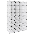 vidaXL átlátszó polipropilén cipőtartó 93 x 36,5 x 140 cm