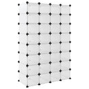 vidaXL átlátszó polipropilén cipőtartó 93 x 36,5 x 140 cm