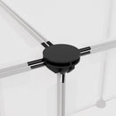 vidaXL átlátszó polipropilén és acél kisállatketrec 143 x 107 x 93 cm