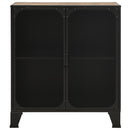 vidaXL 2 db rusztikus barna fém és MDF tárolószekrény 72 x 36 x 82 cm