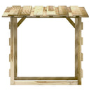 vidaXL 2 db impregnált fenyőfa pergola tetővel 100 x 90 x 100 cm