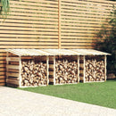 vidaXL 3 db impregnált fenyőfa pergola tetővel 100 x 90 x 100 cm