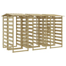 vidaXL 6 db impregnált fenyőfa pergola tetővel 100 x 90 x 200 cm