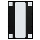 vidaXL fekete fém fali tükör 60 x 40 cm