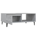 vidaXL szürke sonoma szerelt fa dohányzóasztal 90 x 60 x 35 cm