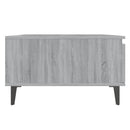 vidaXL szürke sonoma szerelt fa dohányzóasztal 90 x 60 x 35 cm