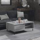 vidaXL szürke sonoma szerelt fa dohányzóasztal 90 x 60 x 35 cm