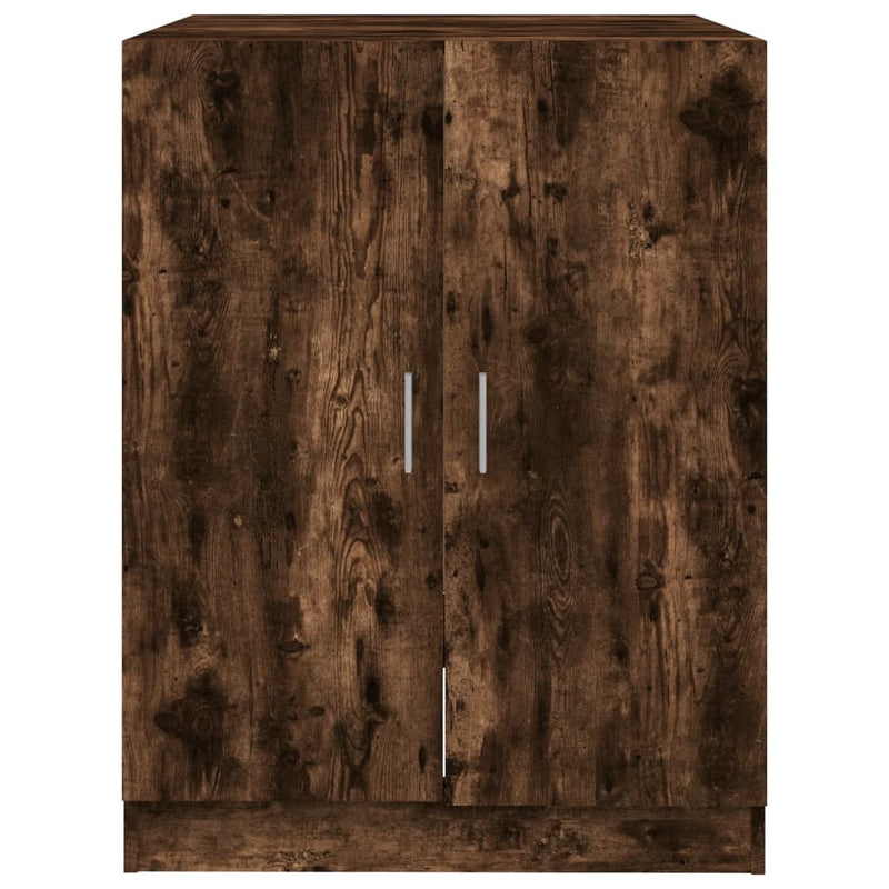 vidaXL füstös tölgy színű mosógépszekrény 71 x 71,5 x 91,5 cm