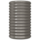 vidaXL szürke horganyzott acél kerti ültetőláda 40 x 40 x 68 cm