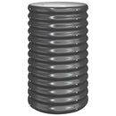 vidaXL antracitszürke horganyzott acél kerti ültetőláda 40 x 40 x 68 cm