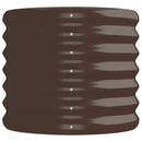 vidaXL barna porszórt acél kerti magaságyás 152x40x36 cm