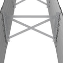 vidaXL antracitszürke horganyzott acél kerti magaságyás 224x40x36 cm