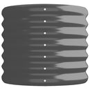 vidaXL antracitszürke horganyzott acél kerti magaságyás 260x40x36 cm