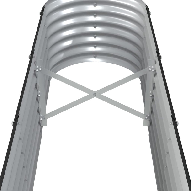 vidaXL antracitszürke horganyzott acél kerti magaságyás 260x40x36 cm