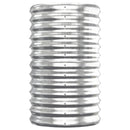 vidaXL ezüstszínű horganyzott acél kerti magaságyás 152x40x68 cm