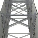 vidaXL szürke porszórt acél kerti magaságyás 224x40x68 cm