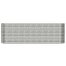 vidaXL ezüstszínű horganyzott acél kerti magaságyás 224x40x68 cm