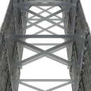 vidaXL ezüstszínű horganyzott acél kerti magaságyás 224x40x68 cm