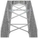 vidaXL ezüstszínű horganyzott acél kerti magaságyás 260x40x68 cm