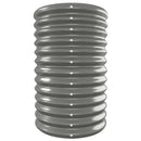 vidaXL szürke porszórt acél kerti magaságyás 332x40x68 cm