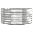 vidaXL ezüstszínű horganyzott acél kerti magaságyás 152x80x36 cm