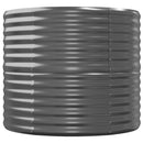 vidaXL antracitszürke horganyzott acél kerti magaságyás 224x80x68 cm