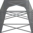 vidaXL zöld horganyzott acél kerti magaságyás 296x80x68 cm