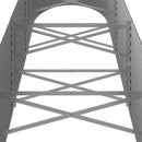 vidaXL szürke horganyzott acél kerti magaságyás 296x80x68 cm