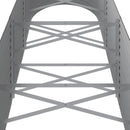 vidaXL antracitszürke porszórt acél kerti magaságyás 296x80x68 cm