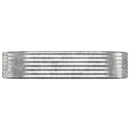 vidaXL ezüstszínű horganyzott acél kerti magaságyás 175x100x36 cm