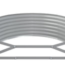 vidaXL barna horganyzott acél kerti magaságyás 507x100x36 cm
