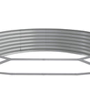 vidaXL antracitszürke horganyzott acél kerti magaságyás 600x140x36 cm