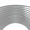 vidaXL szürke horganyzott acél kerti magaságyás 100x100x68 cm