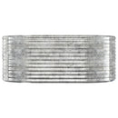 vidaXL ezüstszínű horganyzott acél kerti magaságyás 175x100x68 cm