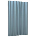 vidaXL 36 db szürke horganyzott acél tetőpanel 60x36 cm