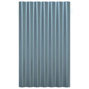 vidaXL 36 db szürke horganyzott acél tetőpanel 60x36 cm
