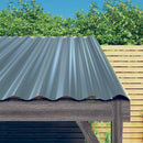 vidaXL 36 db szürke horganyzott acél tetőpanel 60x36 cm