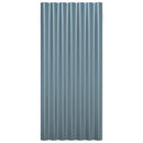 vidaXL 12 db szürke horganyzott acél tetőpanel 80x36 cm