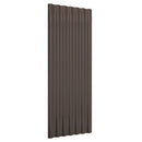 vidaXL 12 db barna horganyzott acél tetőpanel 100 x 36 cm