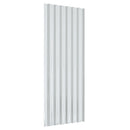 vidaXL 12 db barna horganyzott acél tetőpanel 100 x 36 cm