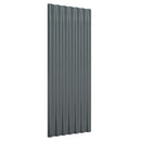 vidaXL 12 db antracitszürke horganyzott acél tetőpanel 100 x 36 cm