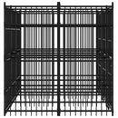 vidaXL acél kültéri kutyakennel 5,53 m²